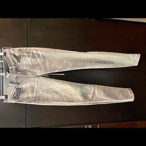 Jcrew Grey Matchstick Jeans